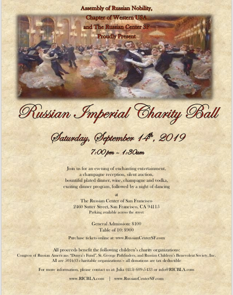 Russian Imperial Charity Ball
